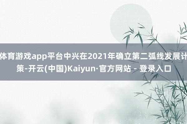 体育游戏app平台中兴在2021年确立第二弧线发展计策-开云(中国)Kaiyun·官方网站 - 登录入口