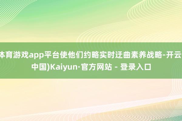 体育游戏app平台使他们约略实时迂曲素养战略-开云(中国)Kaiyun·官方网站 - 登录入口