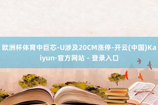 欧洲杯体育中巨芯-U涉及20CM涨停-开云(中国)Kaiyun·官方网站 - 登录入口